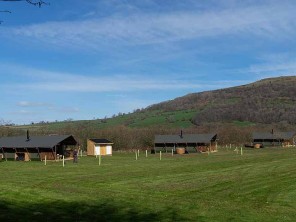 Two and Three Bedroom Luxury Safari Lodges with Hot Tubs in Talybont, Welsh Borders, Wales
